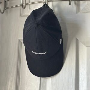 Black Seriously Cap